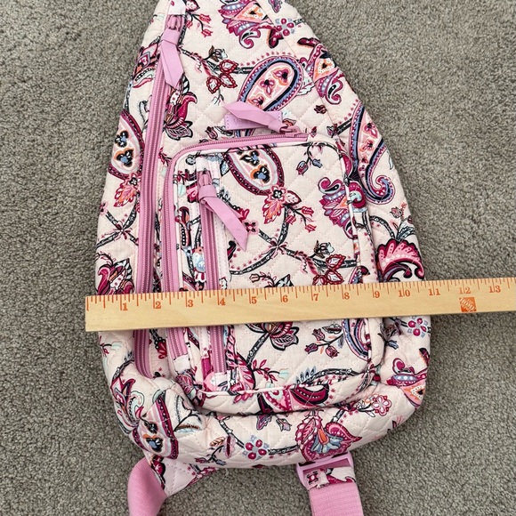 👜 Vera Bradley Mini Sling Backpack – Felicity Paisley Pink – NWOT - Picture 11 of 11